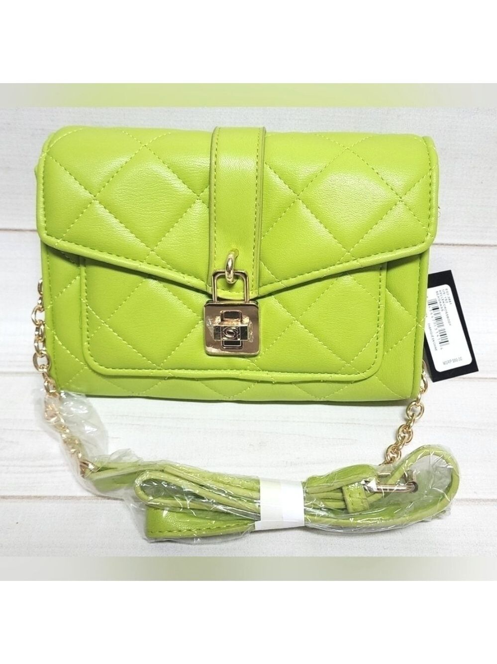 Bebe Kellen Crossbody Bag in Seagrass - New With Tags